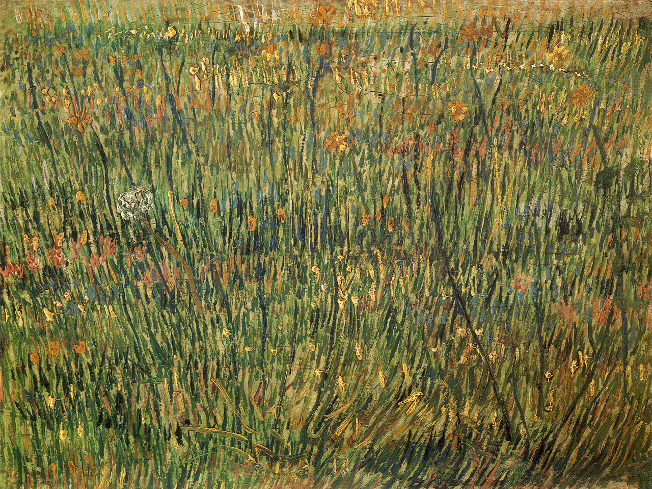Картина Ван Гога Пастбище в цвету 1887